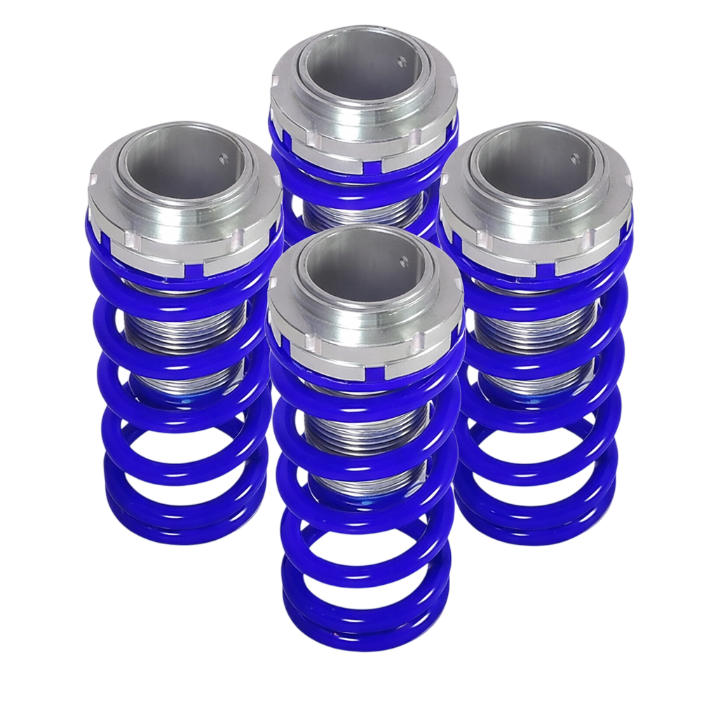 Adjustable Coilover Sleeve Kit - Honda Civic (1988-2000) - Blue // ホンダ シビック 調節可能 車高調キット