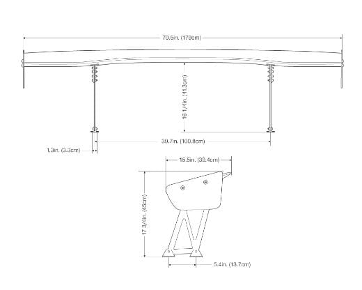 SEIBON Carbon Fiber GT-Style Rear Wing (70.5" Universal) // セイボン カーボンファイバー GTウィング